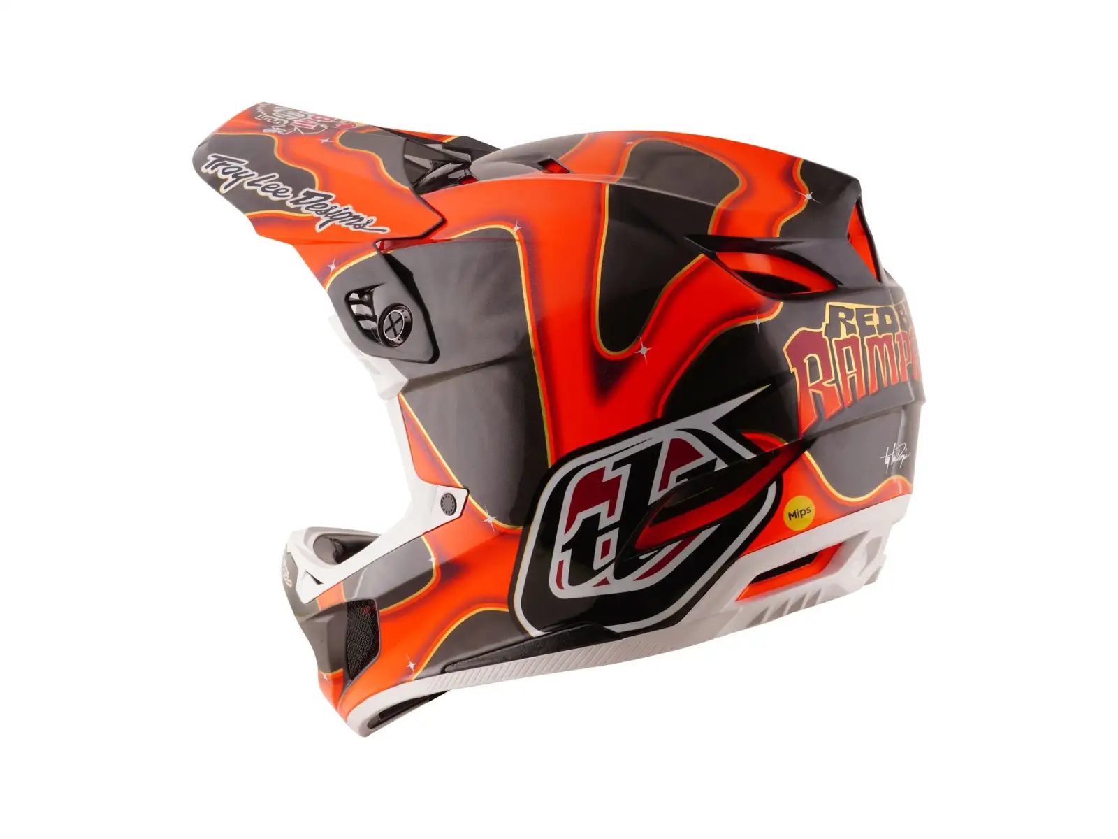 Troy Lee Designs D4 Carbon Red Bull Rampage přilba Dreamland Black