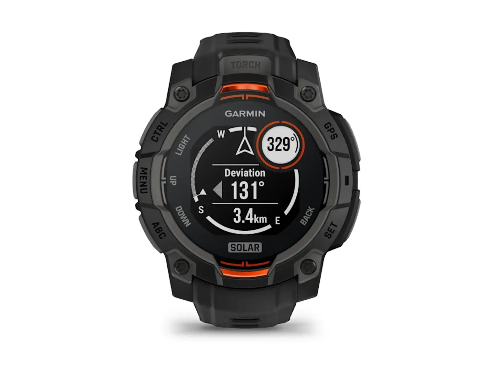 Garmin Instinct 3 Solar 45 mm chytré hodinky černá/černý pásek