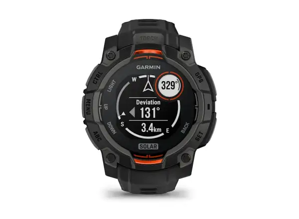 Garmin Instinct 3 Solar 45 mm chytré hodinky černá/černý pásek