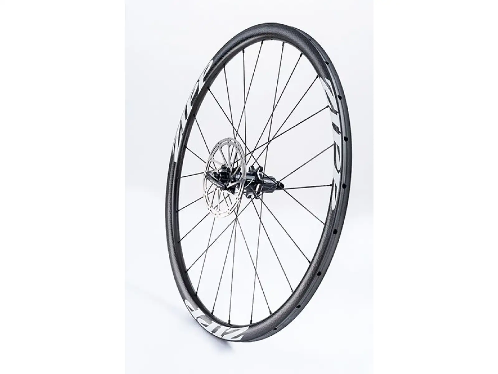 Zipp 202 Firecrest Carbon silniční vypletené kolo zadní bílý polep