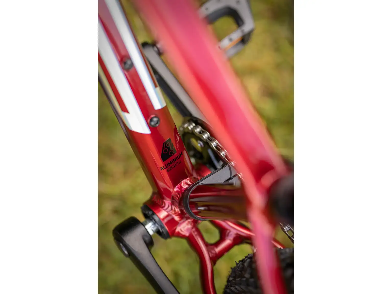 Superior Team 24 dětské horské kolo Gloss Dark Red