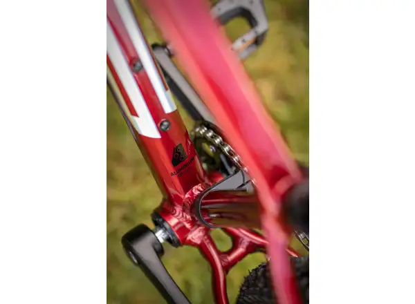 Superior Team 24 dětské horské kolo Gloss Dark Red