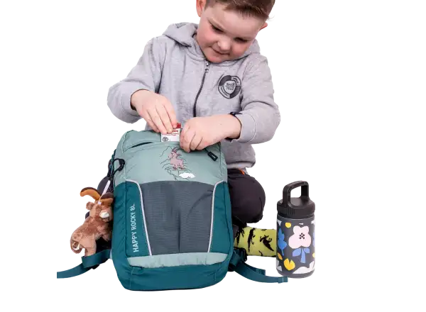 Kohla Happy Rocky 8 dětský turistický batoh Beryl Green