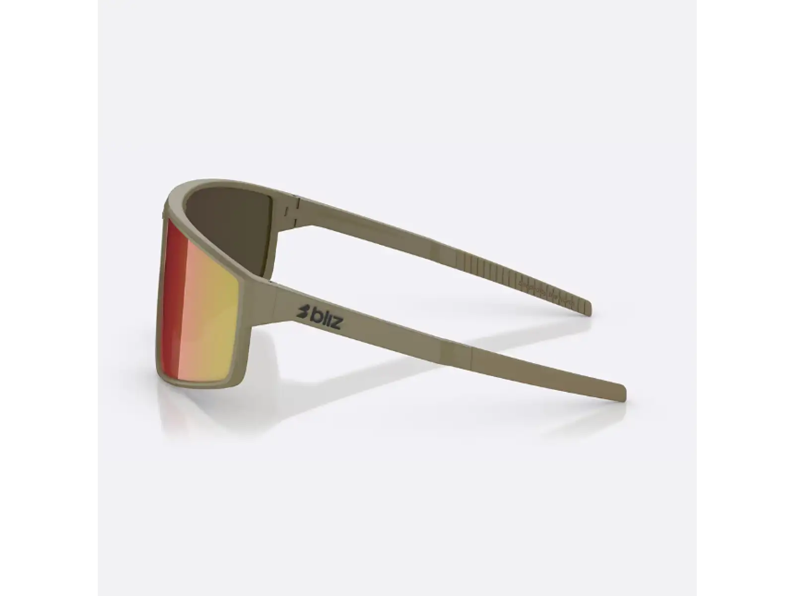 Bliz P002 sluneční brýle Matte Camo Green/Grey Red Revo