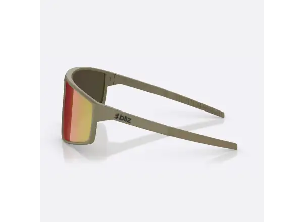 Bliz P002 sluneční brýle Matte Camo Green/Grey Red Revo