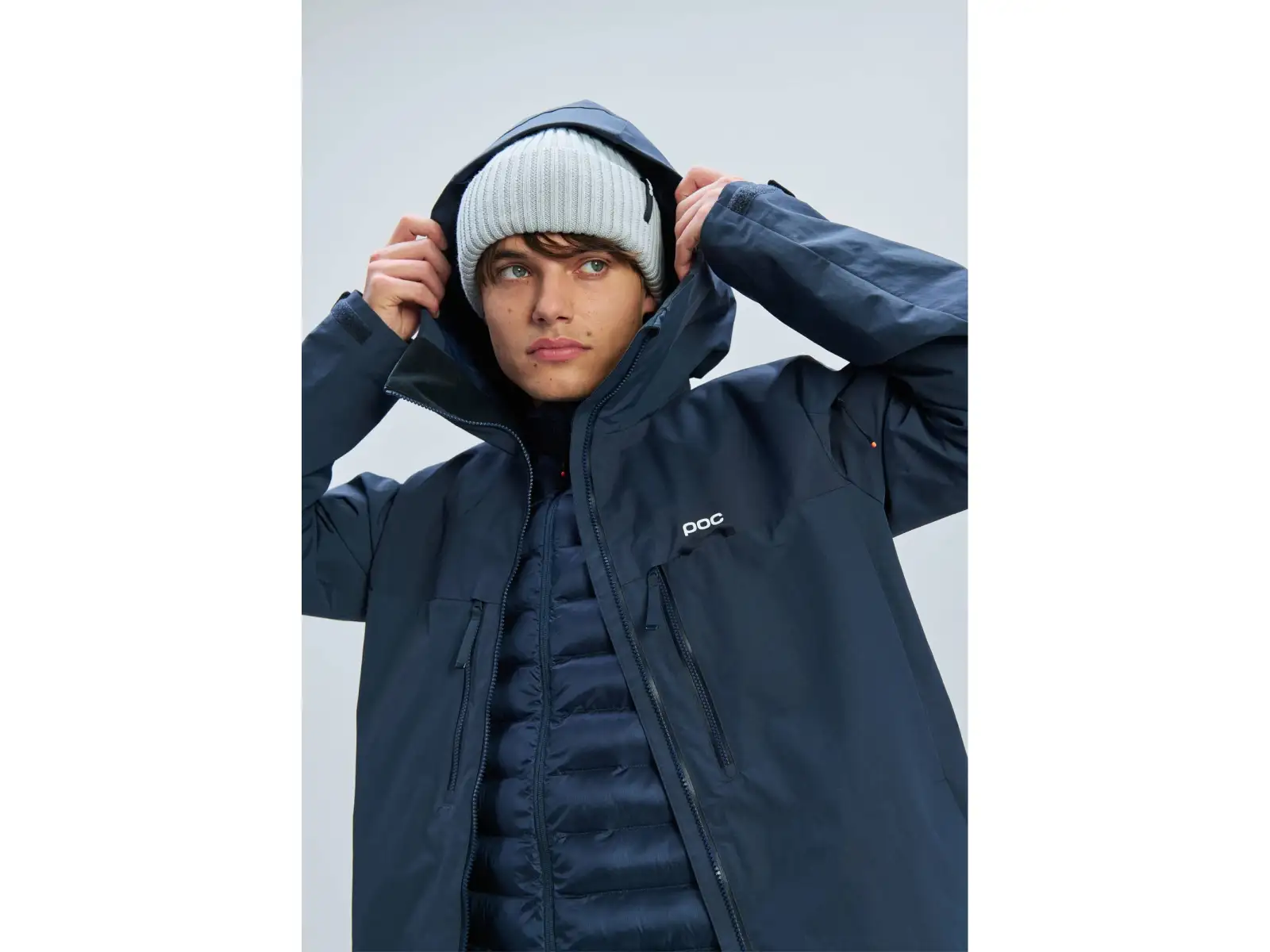 POC Race Mentor Coat zimní kabát Apatite Navy