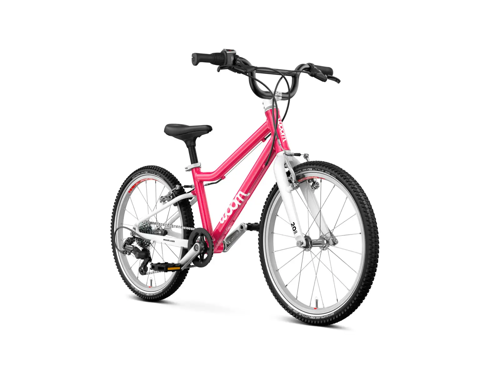 Woom GO 4 dětské kolo 20" Hot Pink