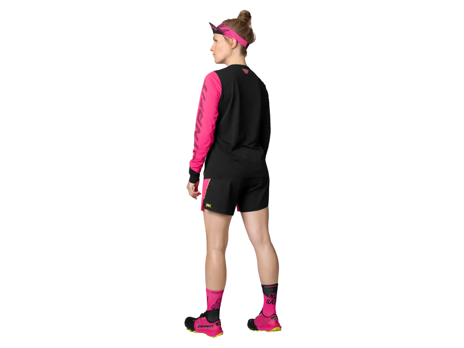 Dynafit DNA dámské běžecké triko dlouhý rukáv Pink Glo