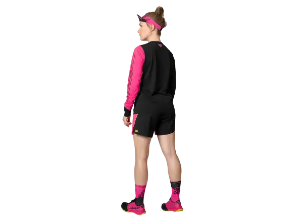 Dynafit DNA dámské běžecké triko dlouhý rukáv Pink Glo