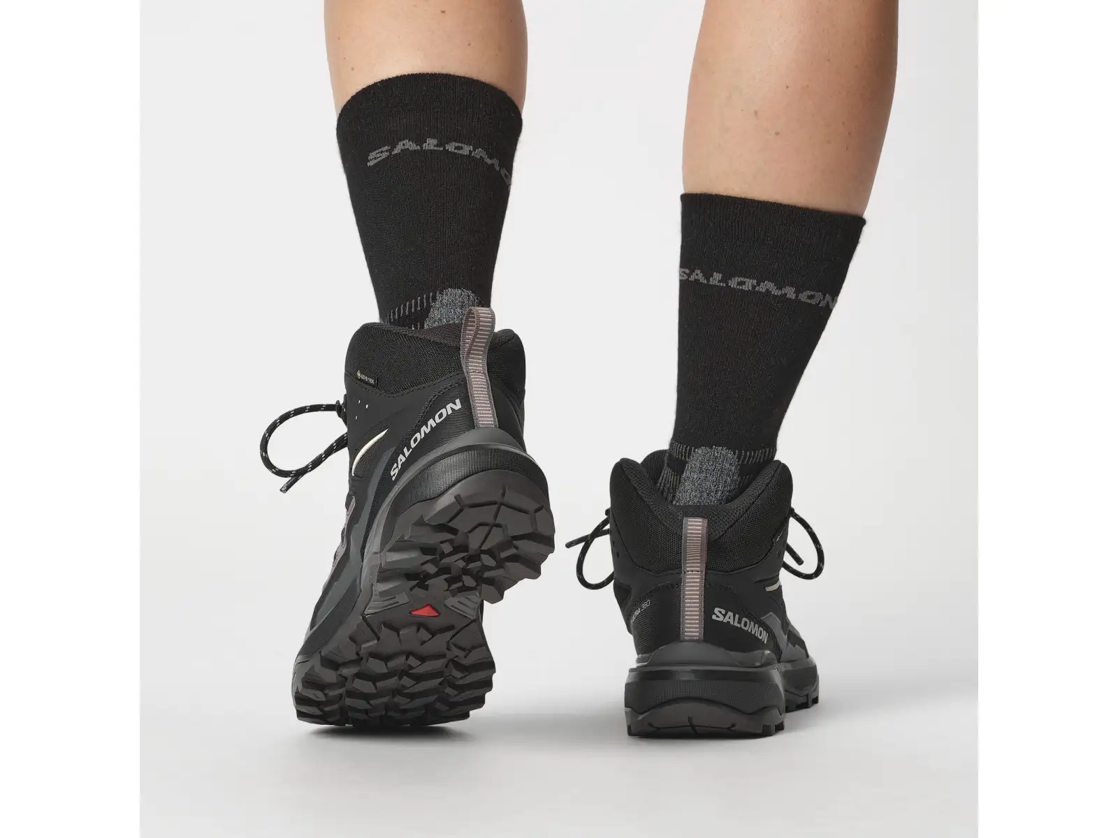 Salomon X Ultra 360 MID GTX dámská turistická obuv Black/Plum Kitten/Shale