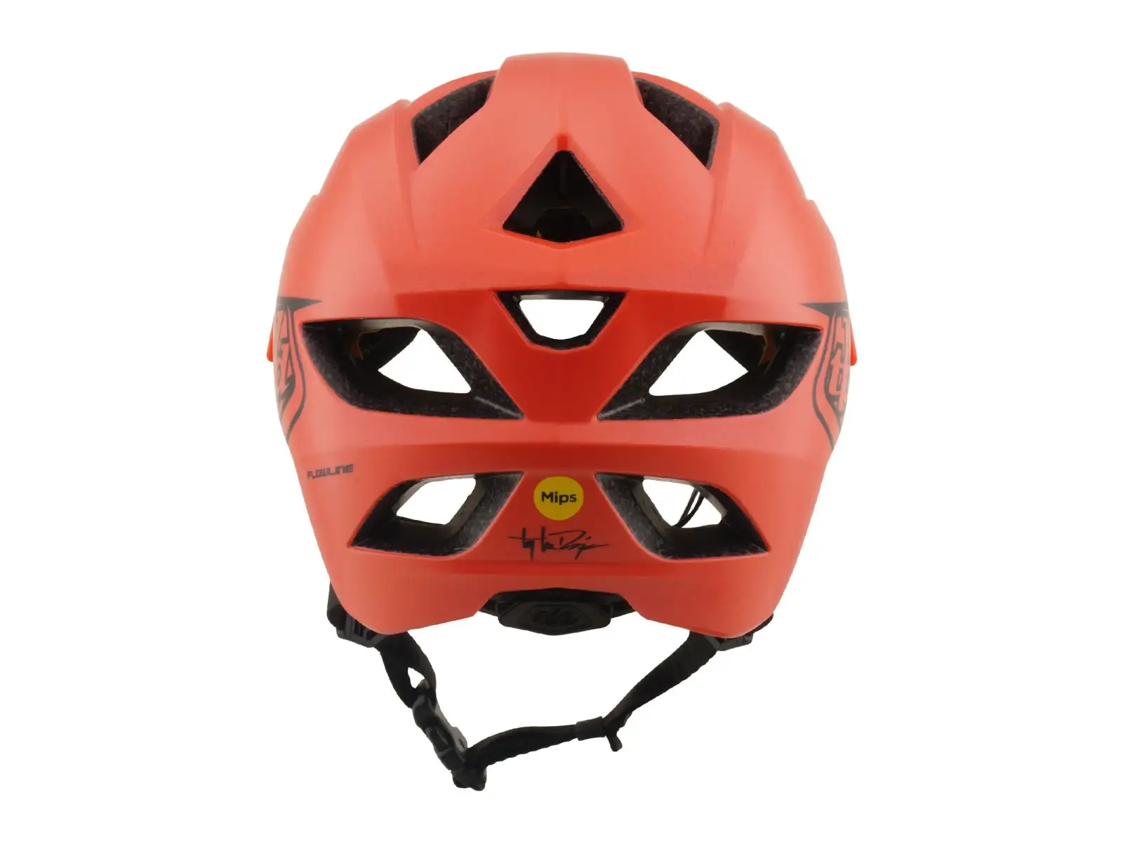 Troy Lee Designs Flowline Mips dětská přilba Point Coral/Charcoal