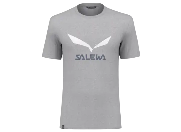 Salewa Solidlogo Dry pánské tričko krátký rukáv Heather Grey