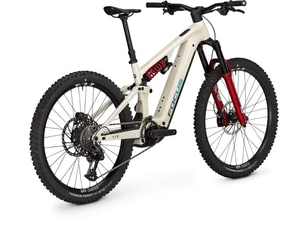 Focus SAM 9 600Wh celoodpružené elektrokolo Champagne / Shellwhite