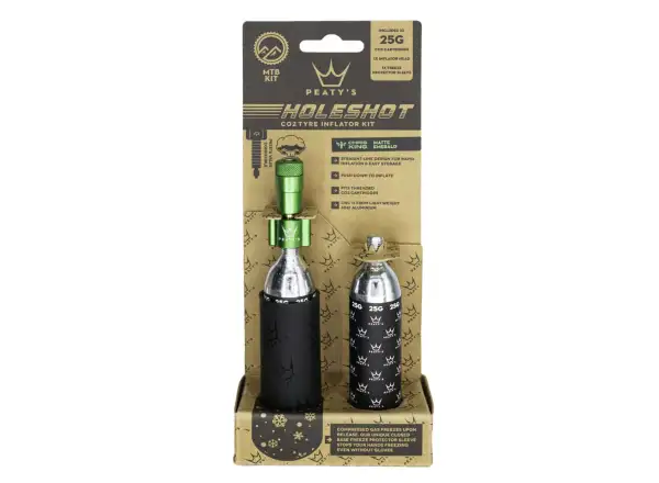 Peatys Holeshot CO2 sada 25 g Emerald