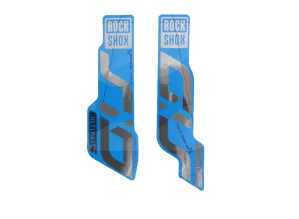 Rock Shox Decal SID Ultimate 27,5"/29" 80-100 mm polar foil /gloss blue