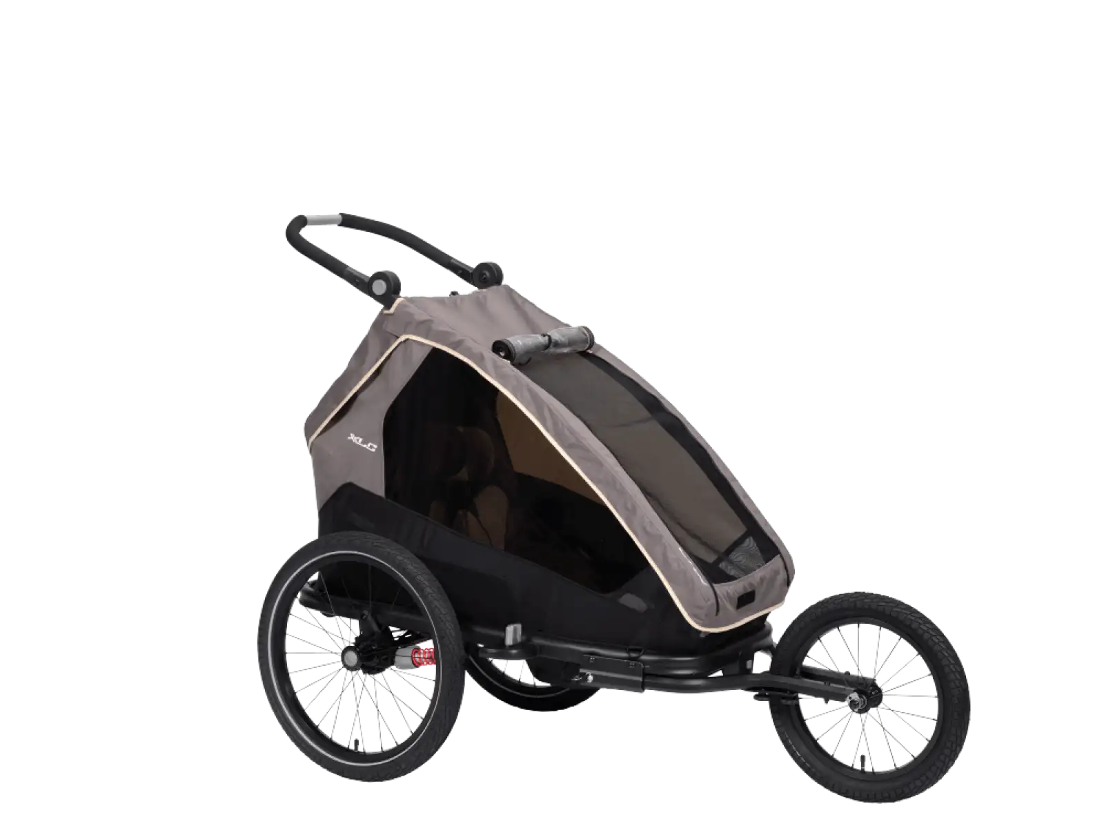 XLC MONOs BS-C09 dětský závěsný vozík 20" šedá/béžová/antracit