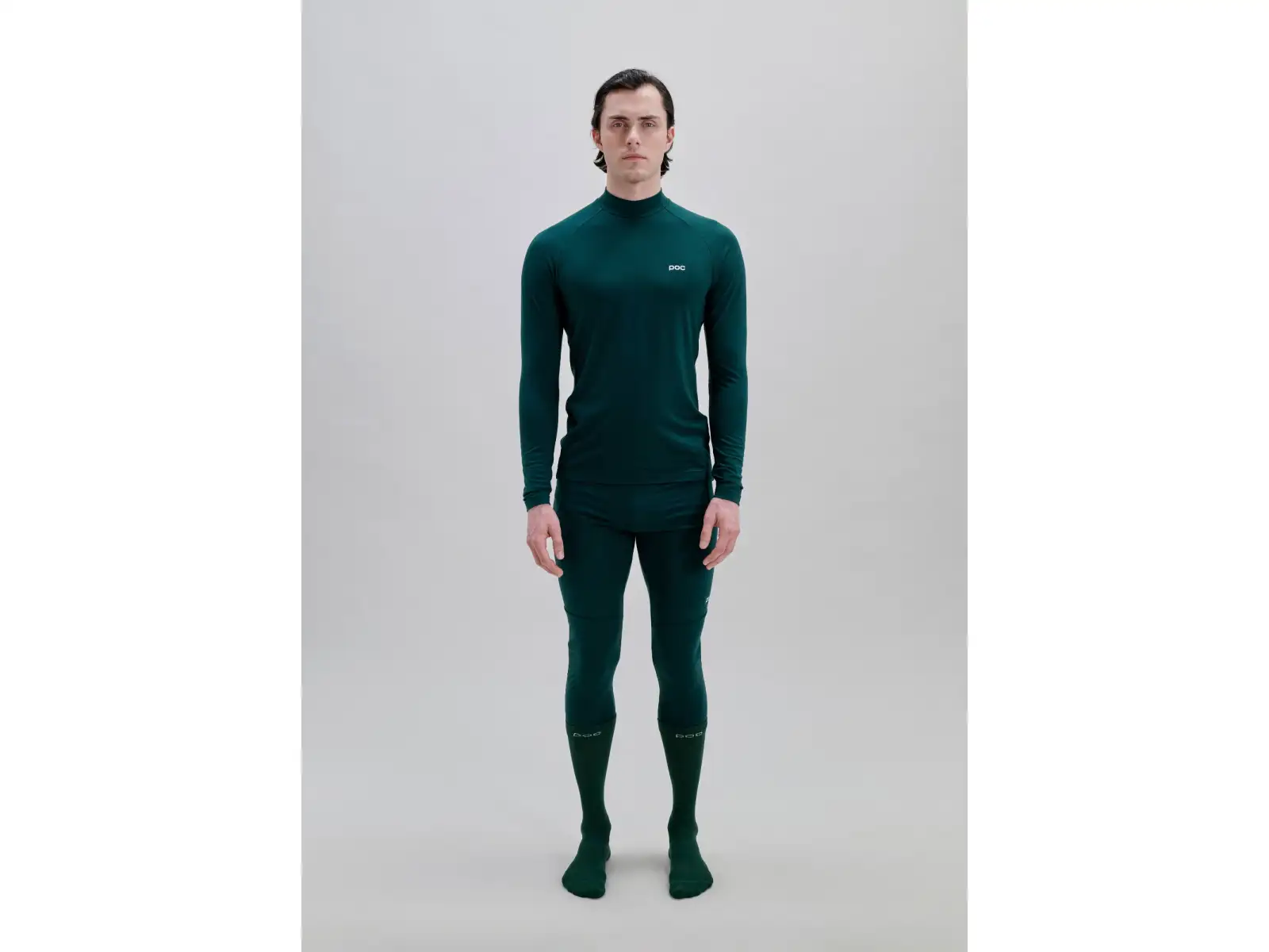 POC Layer Merino pánské spodní triko dlouhý rukáv Pargasite Green