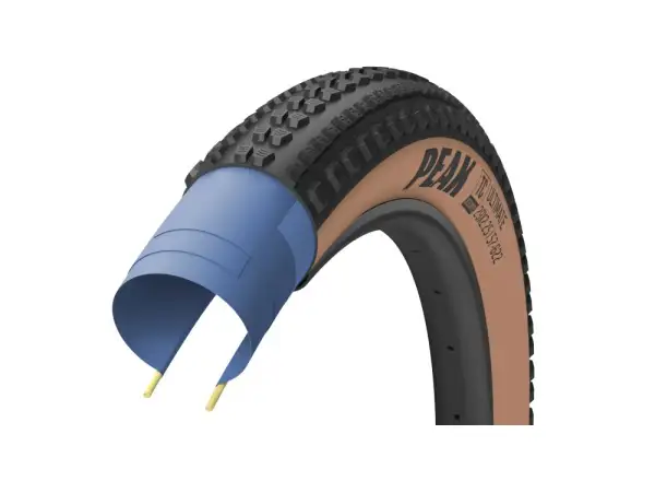 Goodyear Peak Ultimate Tubeless Complete 28" gravel plášť kevlar Tan