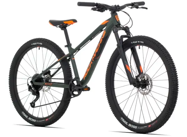 Rock Machine Blizz 27 HD dětské kolo Mat Khaki/Neon Orange/Black