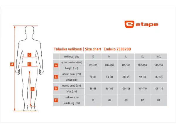 Etape Enduro pánské kalhoty Khaki