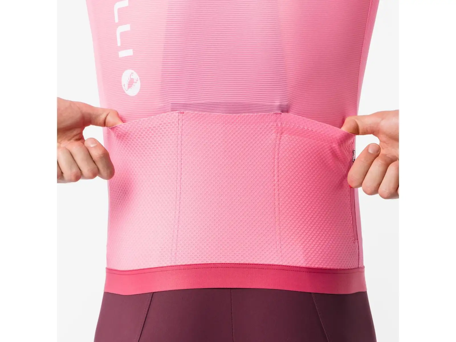 Castelli Giro 109 Corretto pánský dres dlouhý rukáv Rosa Giro