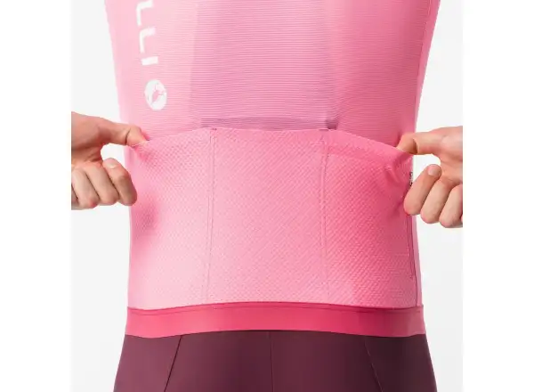 Castelli Giro 109 Corretto pánský dres dlouhý rukáv Rosa Giro