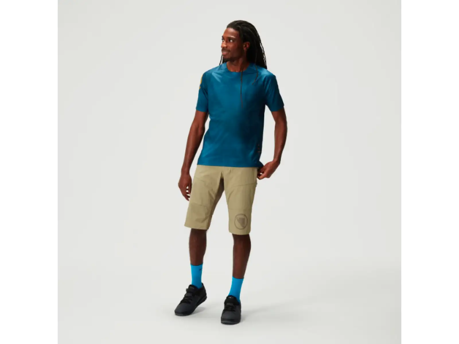 Endura Cloud pánský dres krátký rukáv Blue Steel