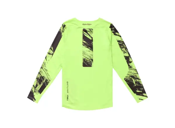 Troy Lee Designs Skyline Chill Rockslide pánský dres dlouhý rukáv Glo Yellow