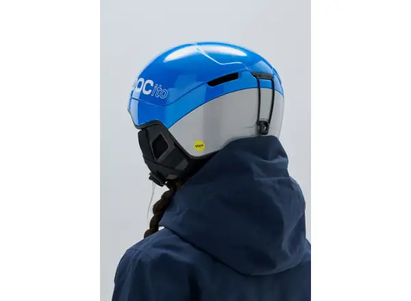 POC POCito Obex dětská lyžařská přilba Fluorescent Blue