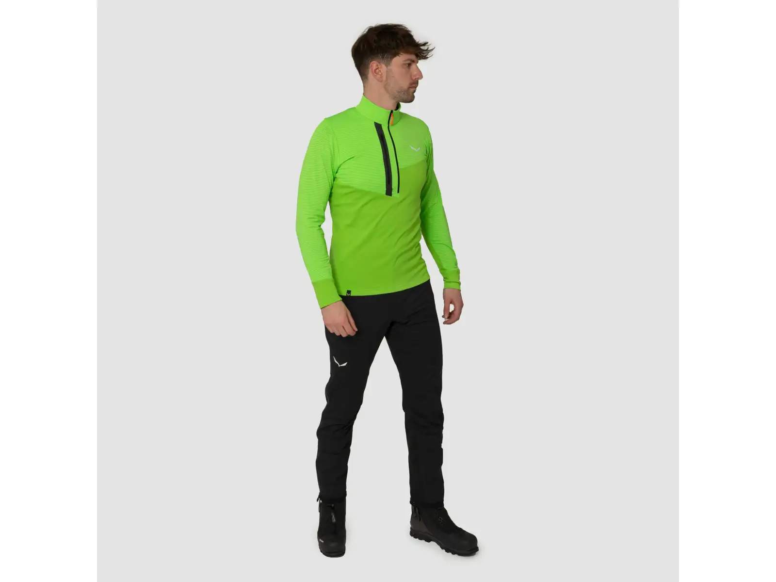 Salewa Ortles Powertex 3L pánské kalhoty Black Out