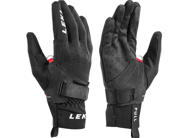 Leki Nordic Race Shark běžecké rukavice black