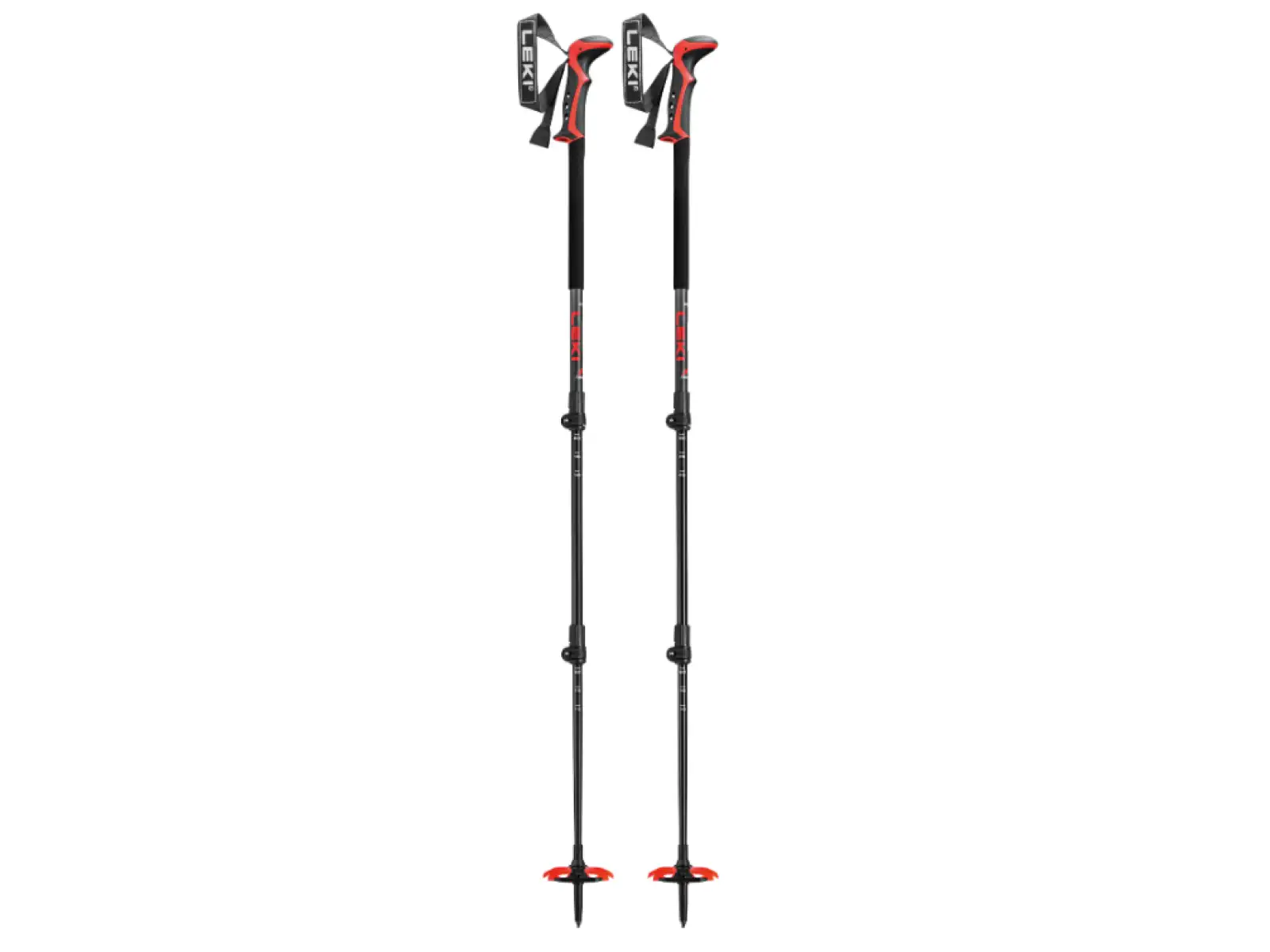 Leki Haute Route 3 skialpové hole Dark anthracite/Dark red/Black