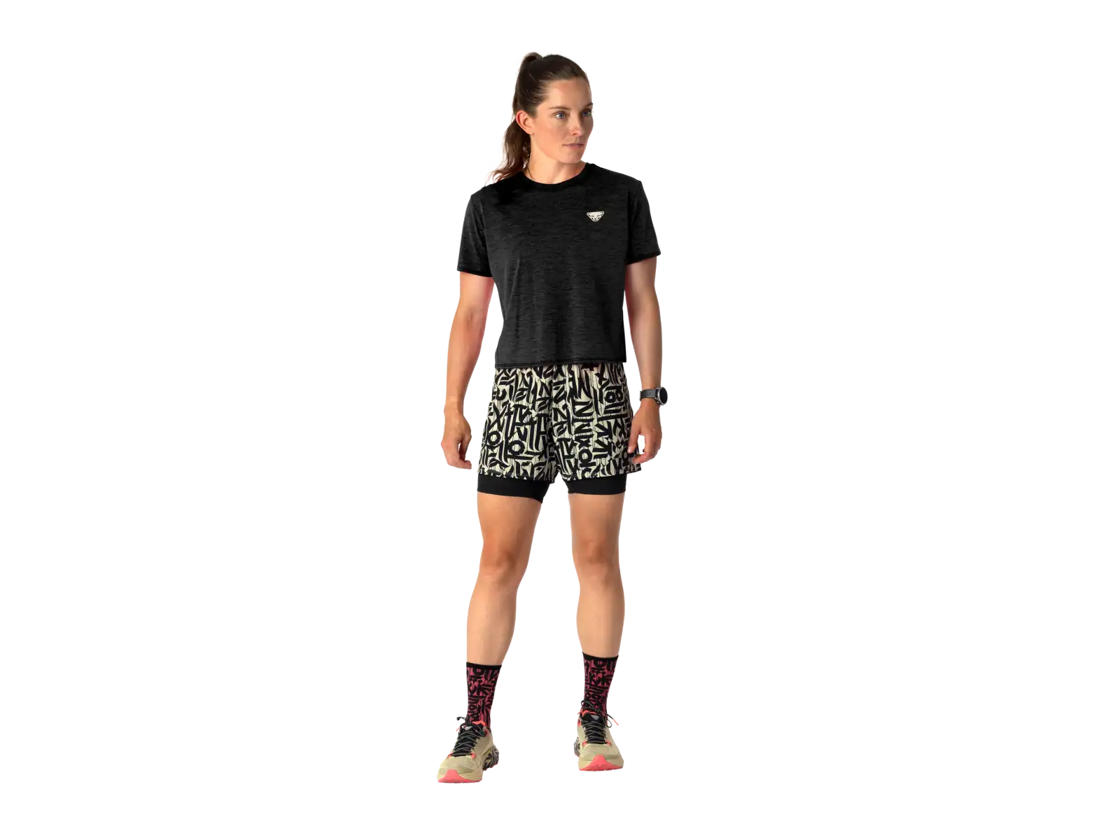 Dynafit Trail dámské běžecké triko krátký rukáv Black Out