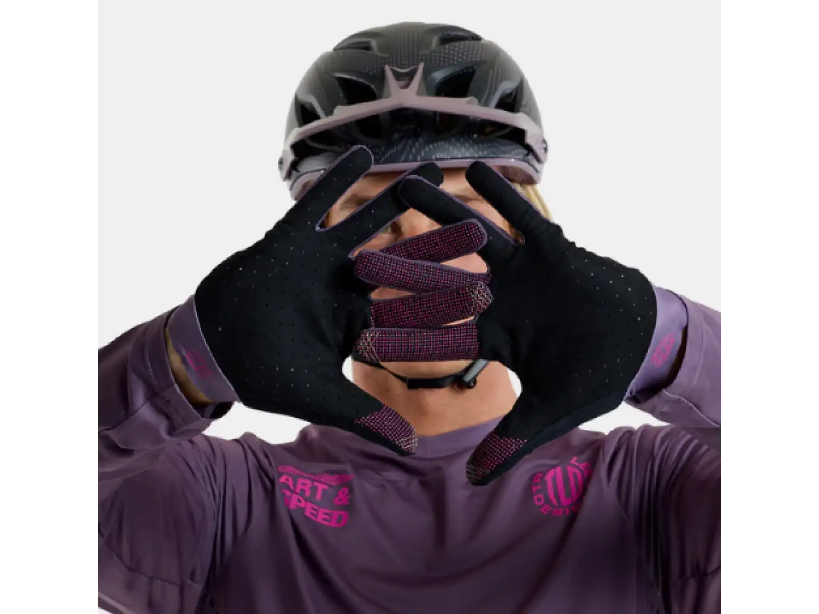 Troy Lee Designs Ace 2.0 Radioscape rukavice Deep Purple