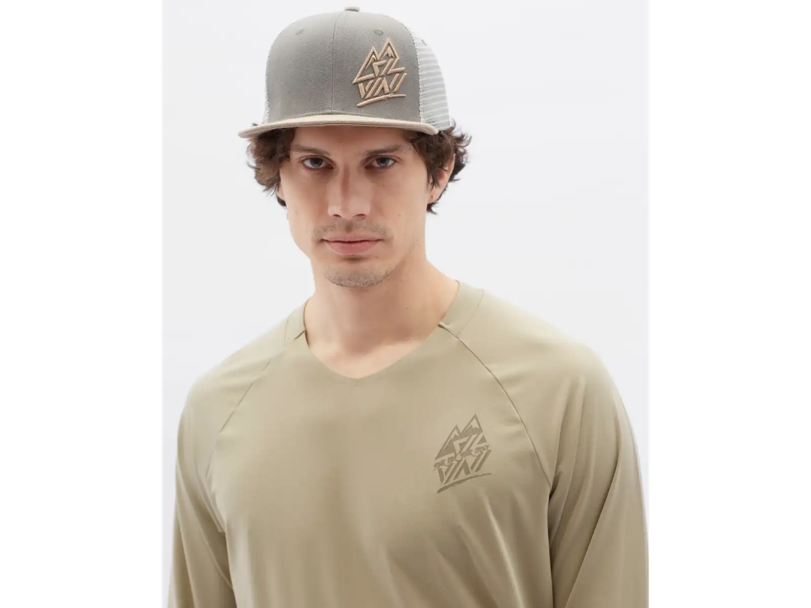 Silvini Cortino pánský dres dlouhý rukáv Cream