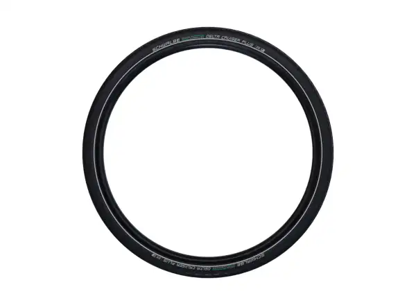 Schwalbe 47-622 DeltaCruiser Plus Active PunctureGuard E-25, wired, Green compound, black-