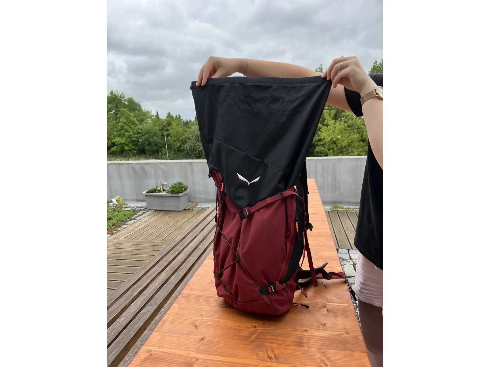 Salewa Puez dámský batoh 32 l + 5 l Syrah/Black Out