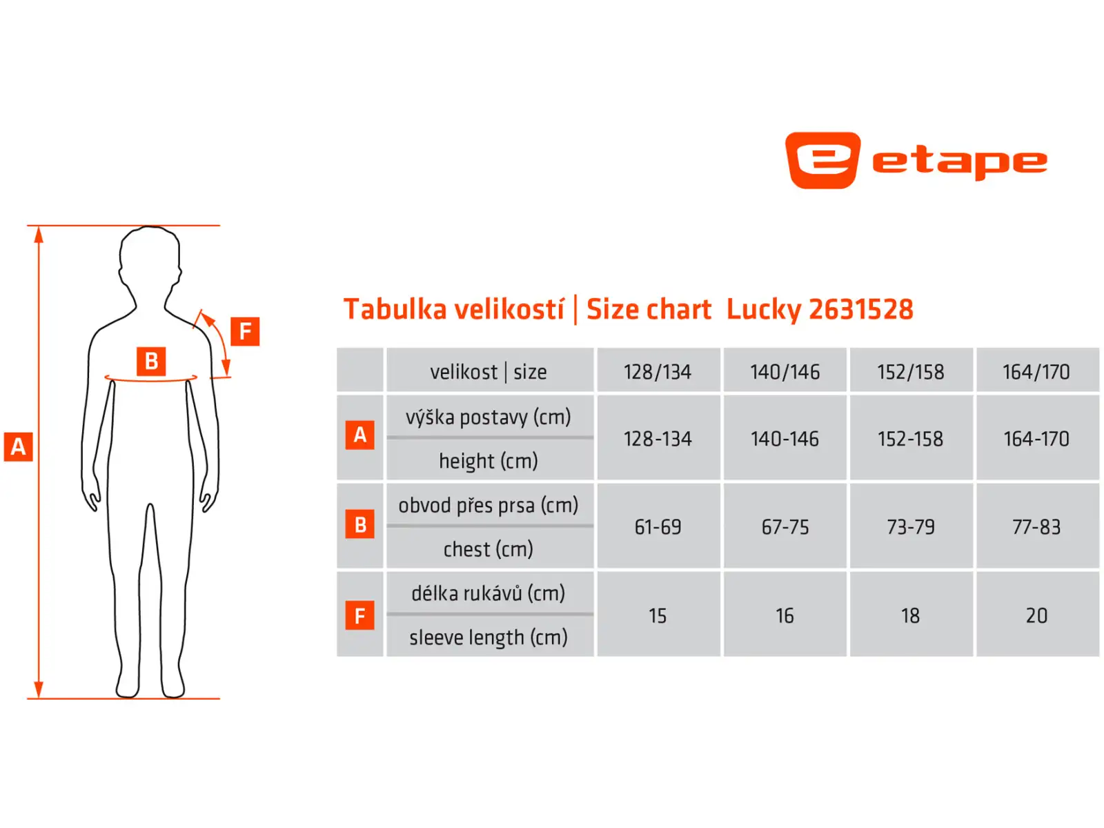 Etape Lucky dětský dres růžová/limeta