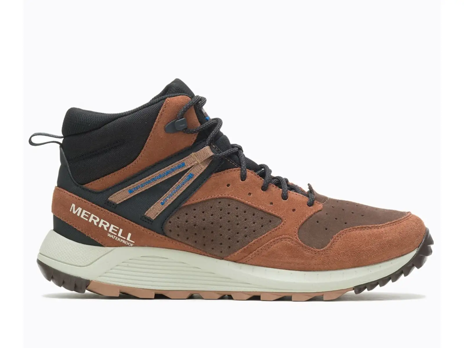 Merrell Wildwood Sneaker Boot MID WP pánská turistická obuv bracken