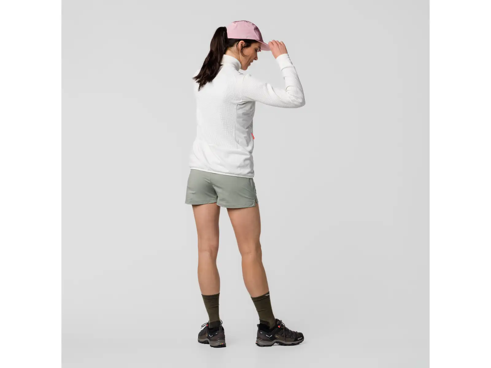 Salewa Puez Waffle HYB PL dámská mikina White