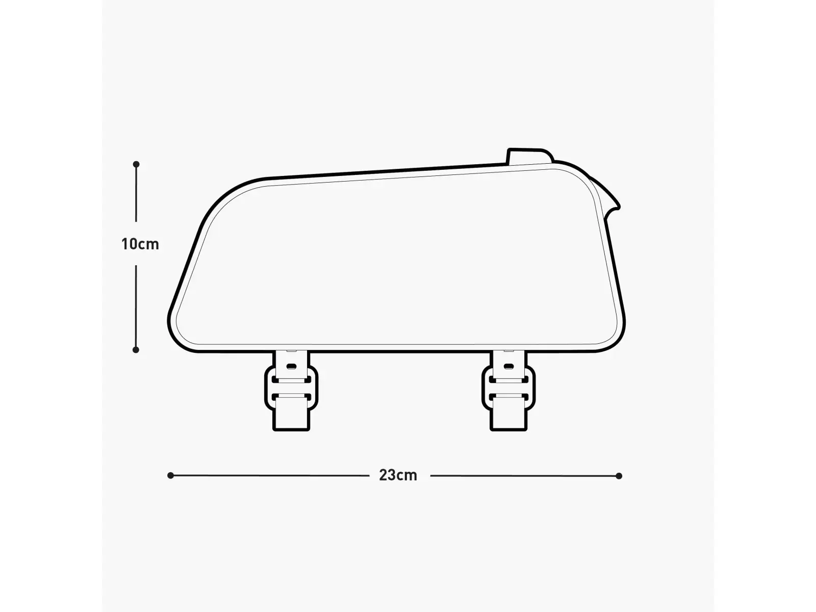 Evoc Top Tube Pack WP 1 rámová brašna Black