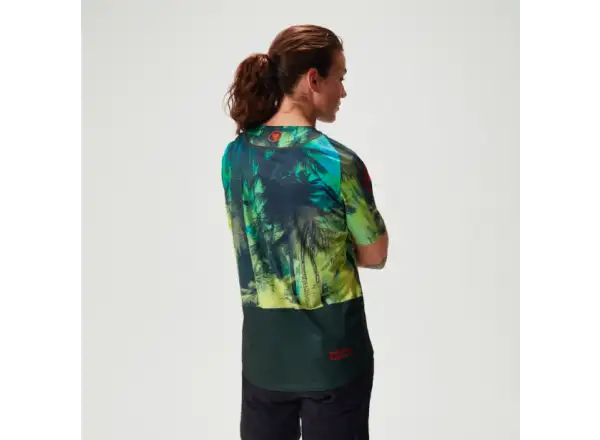 Endura Tropical Tee Print LTD dámský dres krátký rukáv Ghillie Green