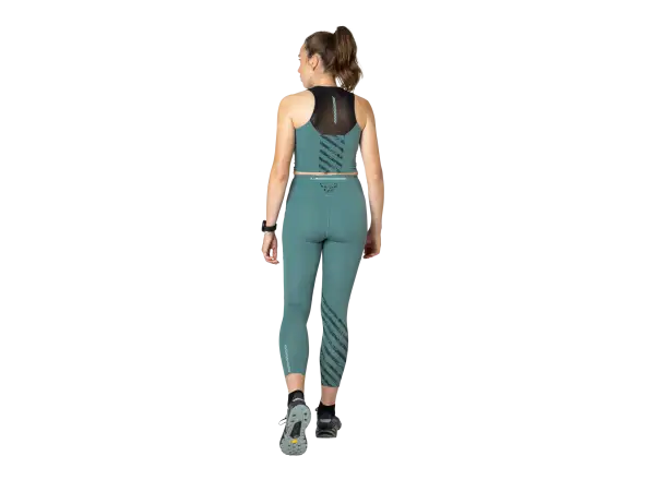 Dynafit Trail Crop Top dámské triko bez rukávů Atlantic