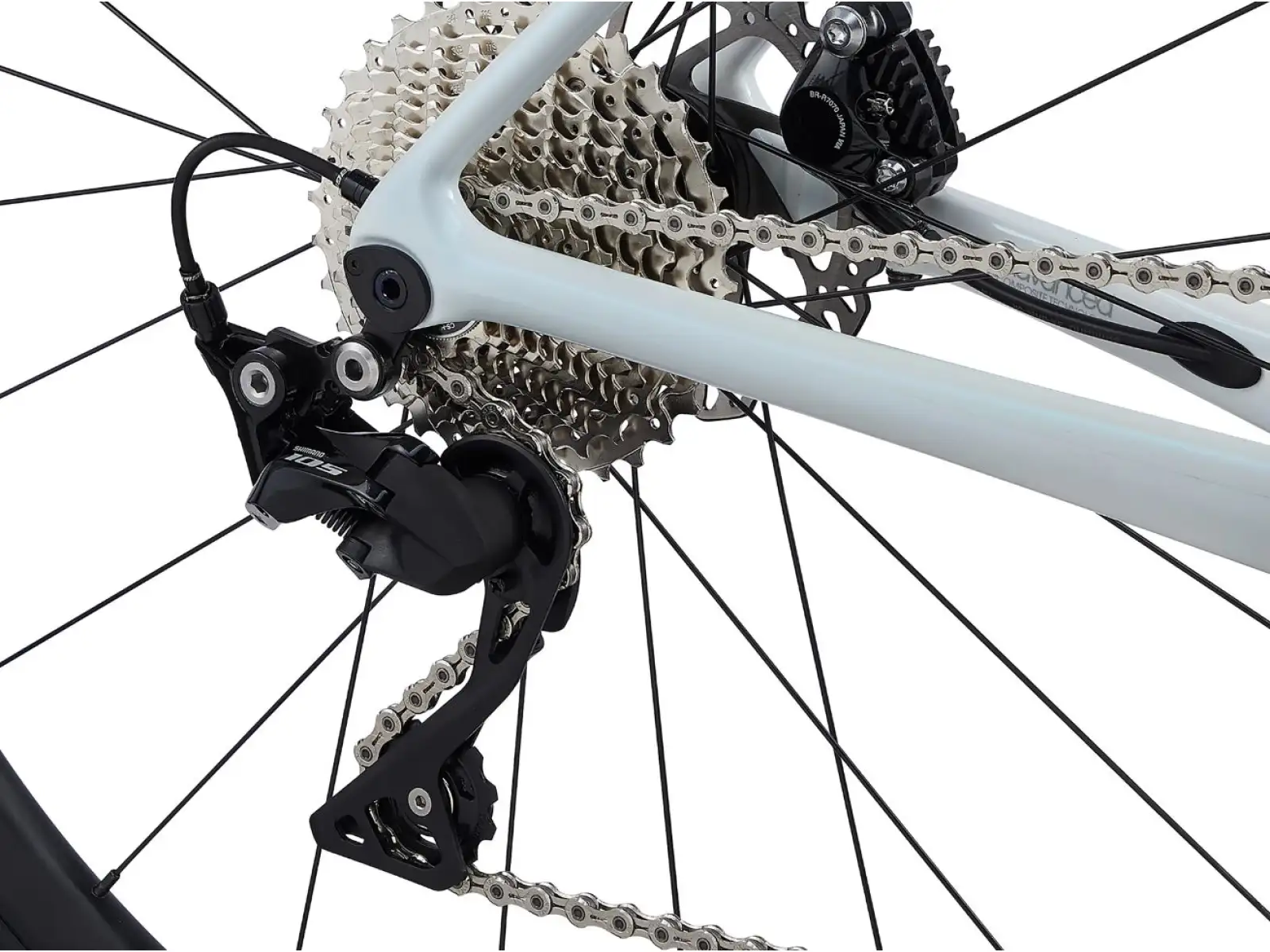 Liv Langma Advanced 2 Disc silniční kolo unicorn white