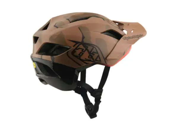 Troy Lee Designs Flowline SE MIPS přilba Badge Sienna Camo