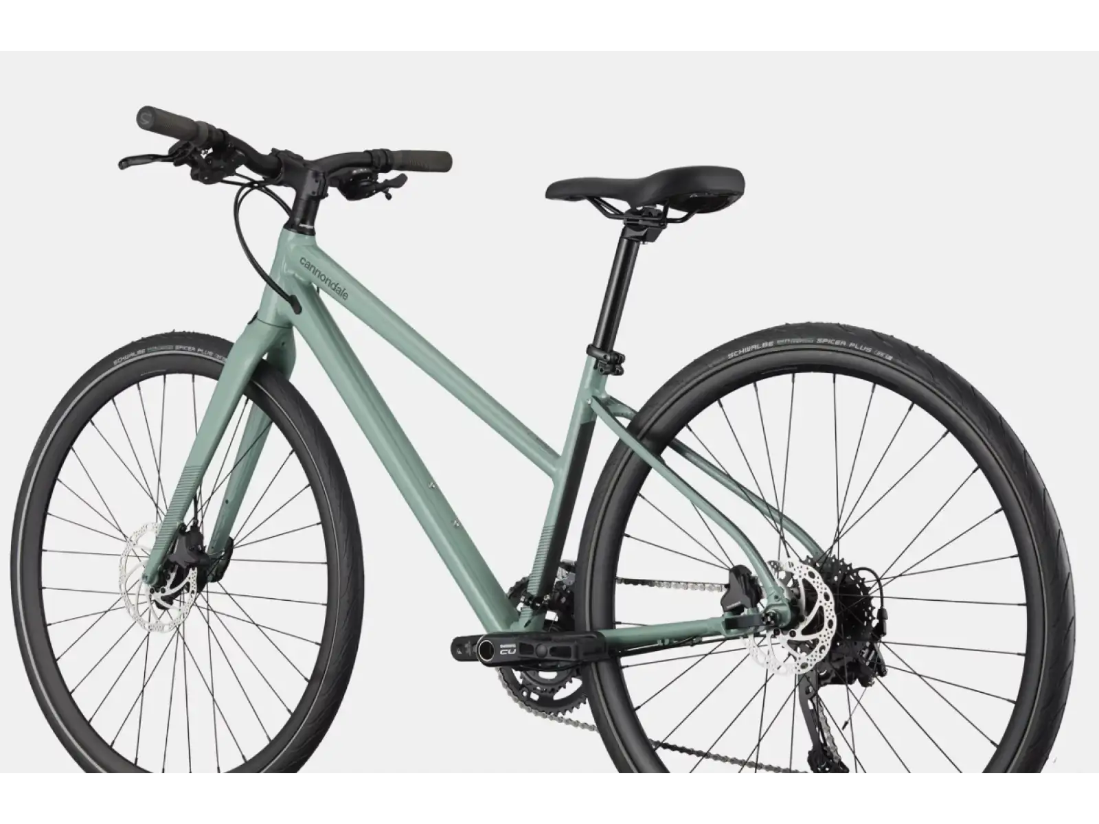 Cannondale Quick 3 Remixte Step-thru trekingové kolo Sage