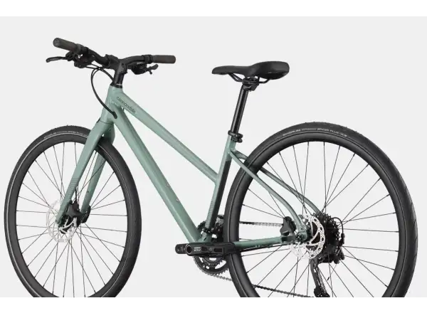 Cannondale Quick 3 Remixte Step-thru trekingové kolo Sage