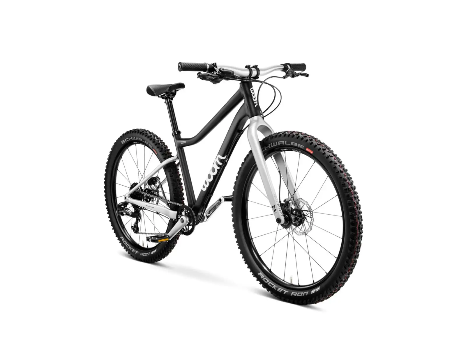 Woom 5 OFF Black 24 dětské kolo