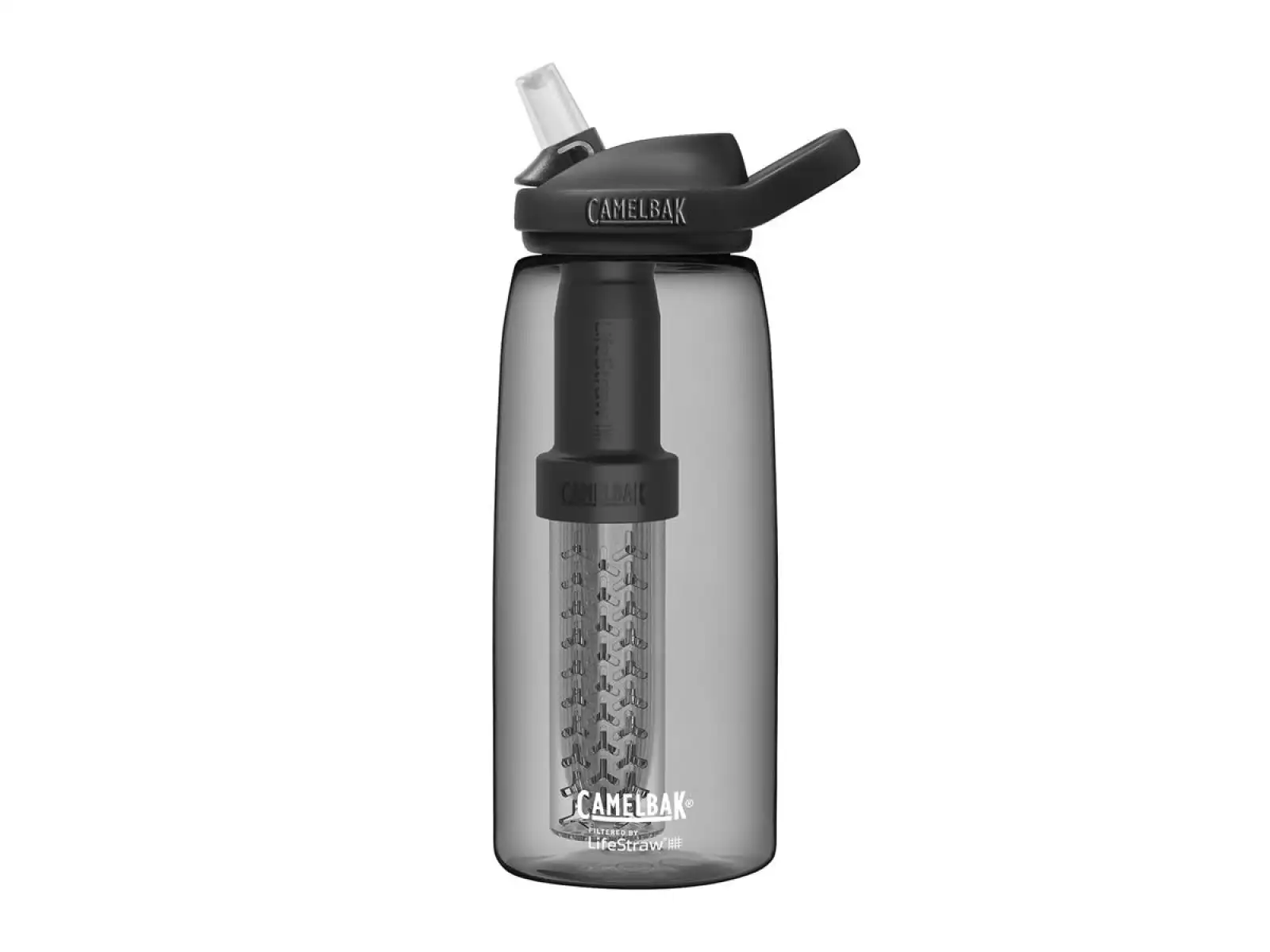 Camelbak Eddy+ láhev 1l LifeStraw Charcoal