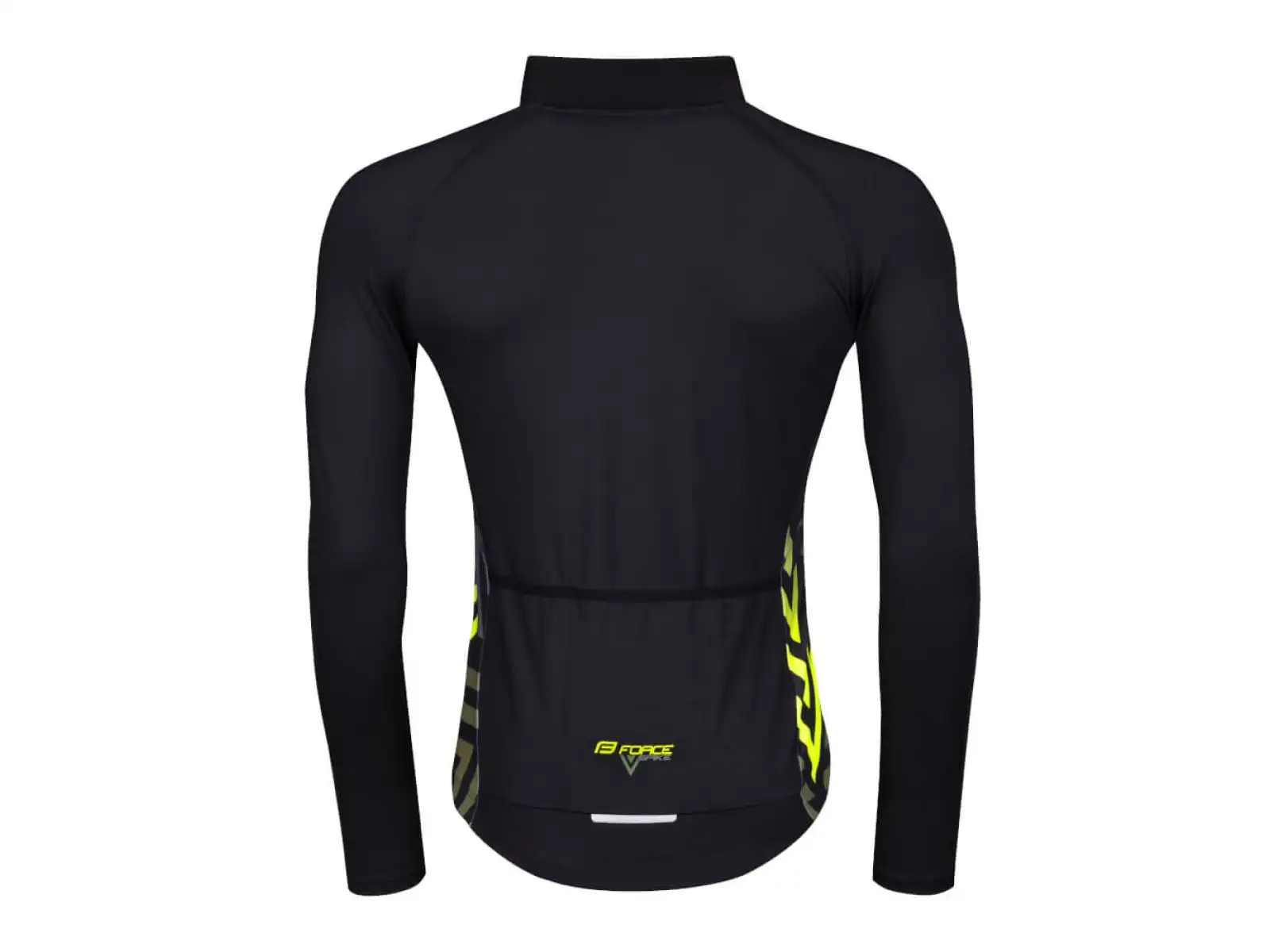 Force Spike pánský dres dlouhý rukáv černá/fluo